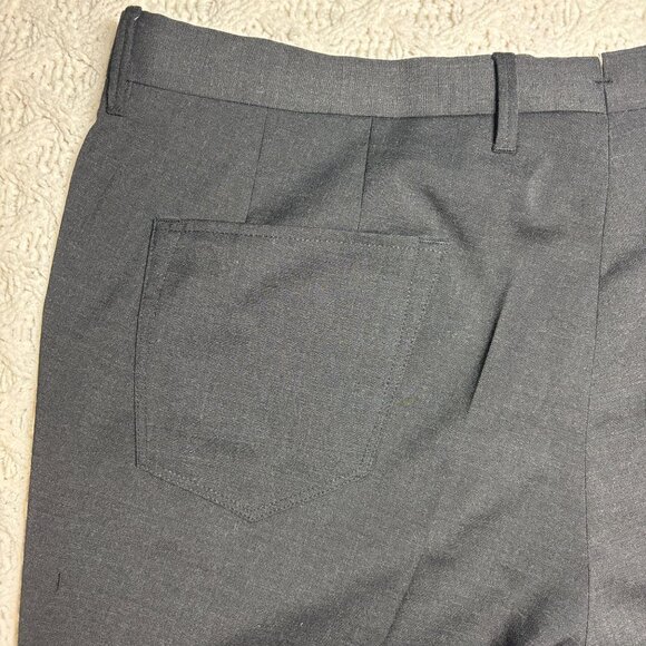 PT01 $395 Mens Pants Traveller Slim Fit 58EU W40" Wool Blend Charcoal Gray MINT - Picture 8 of 15
